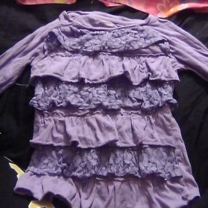 Long sleeve purple shirt